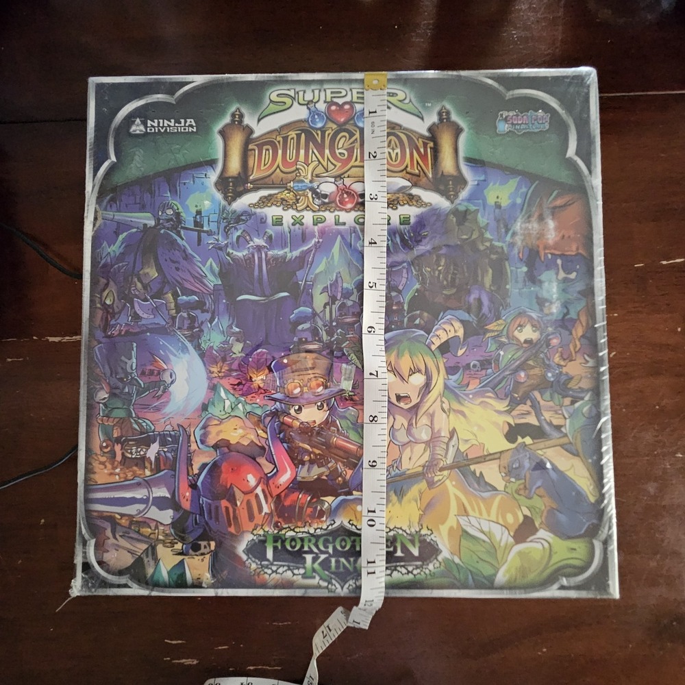 Super Dungeon Explore Forgotten King Board Game 2014 Soda Pop Miniatures Sealed - Picture 14 of 14